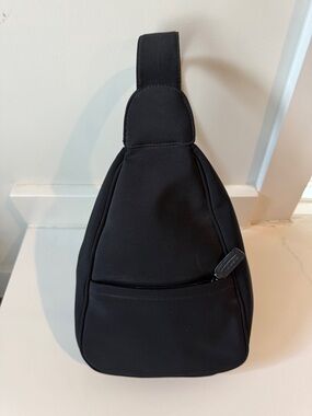 Black Sling Crossbody Bag - Unbranded
